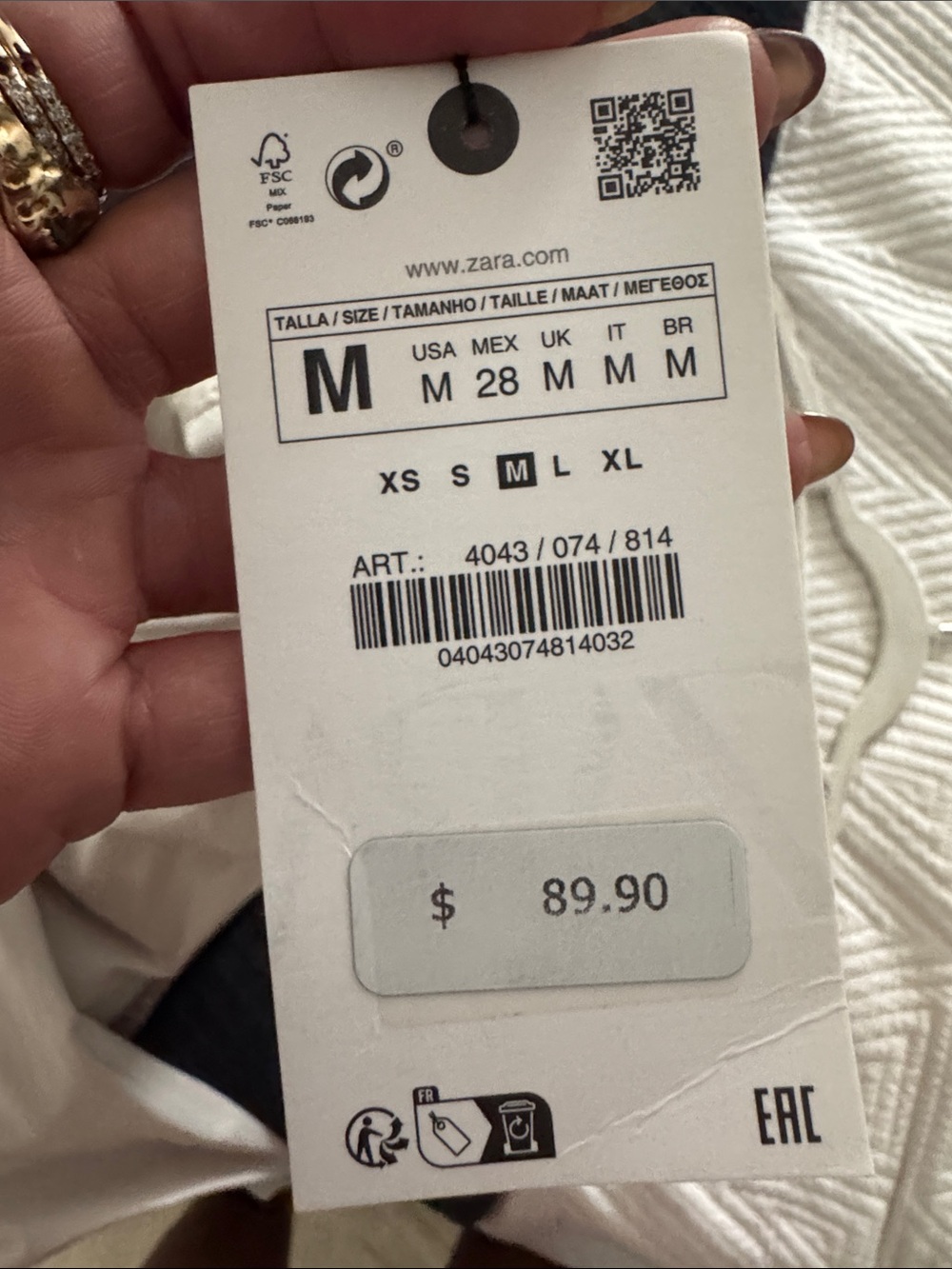 Zara Strapless Lite Grey Maxi Dress - Picture 4 of 4